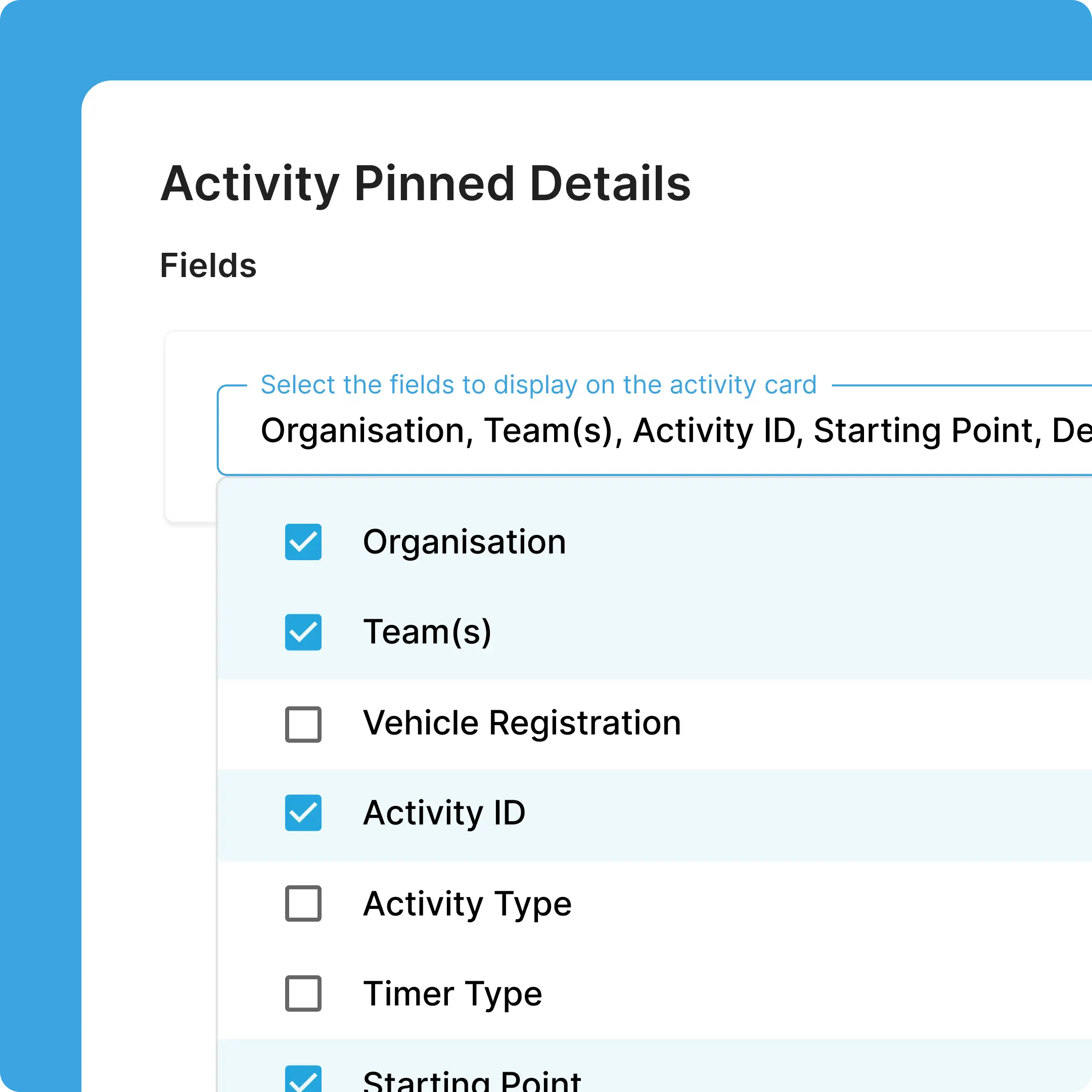 Using the Location picker