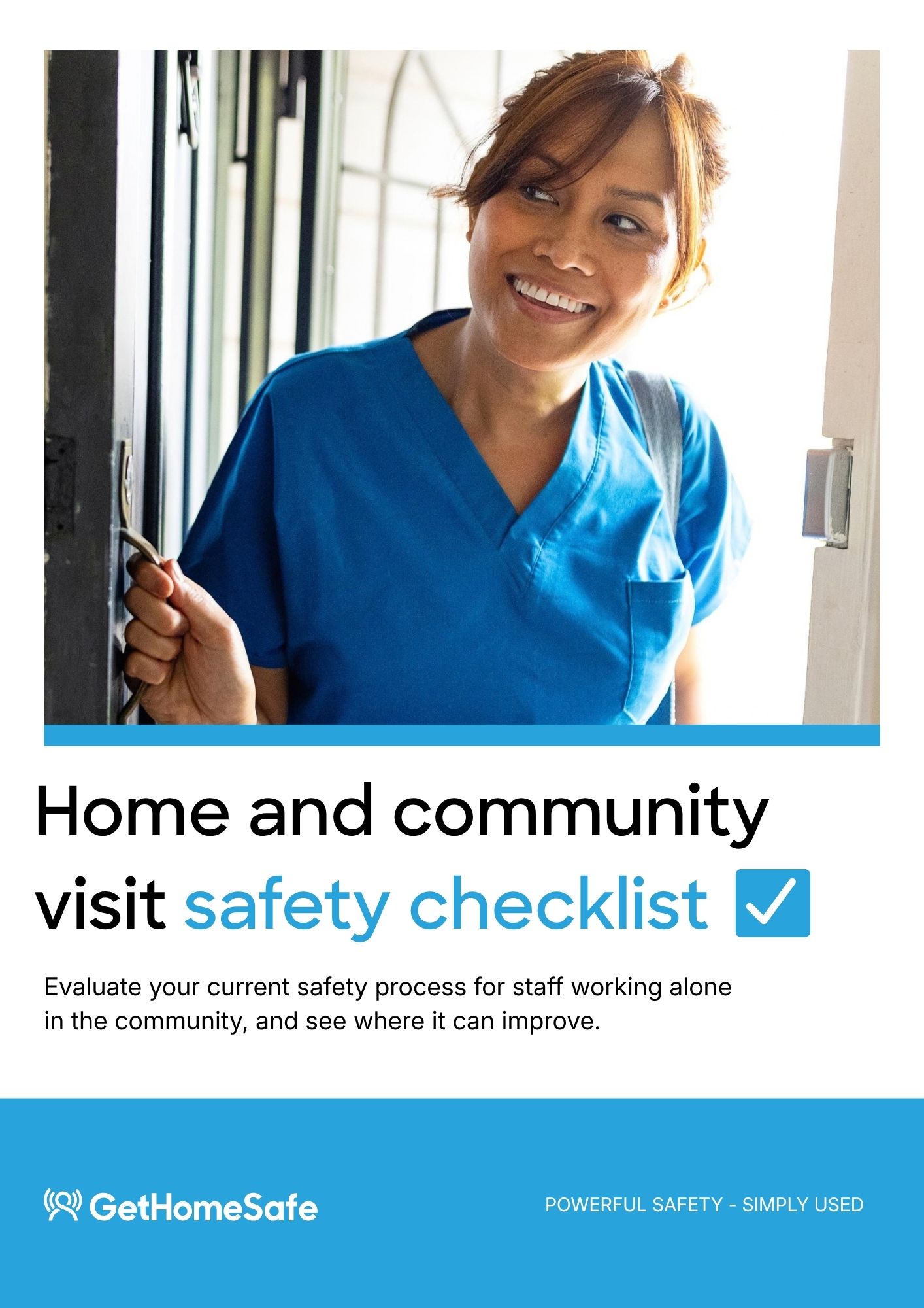 Home and community visit safety checklist preview