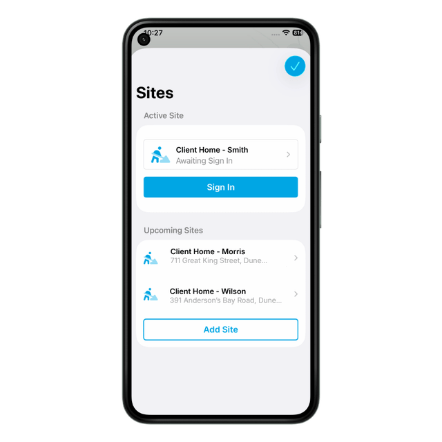 GetHomeSafe Multiple Sites - Add Site