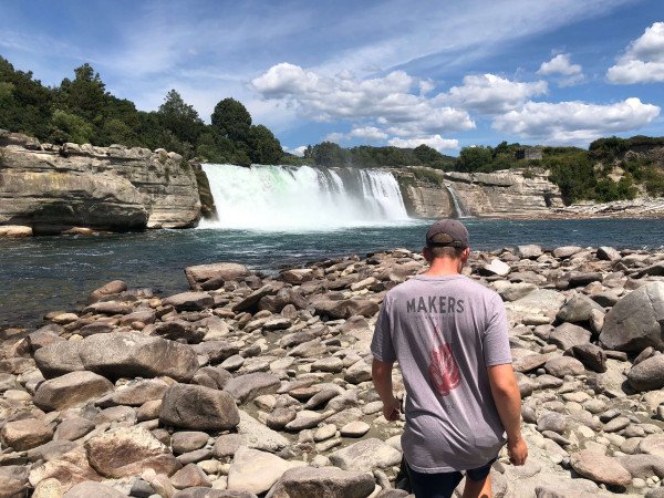 Logan exploring the South Island with sightseeing, fishing and water sports