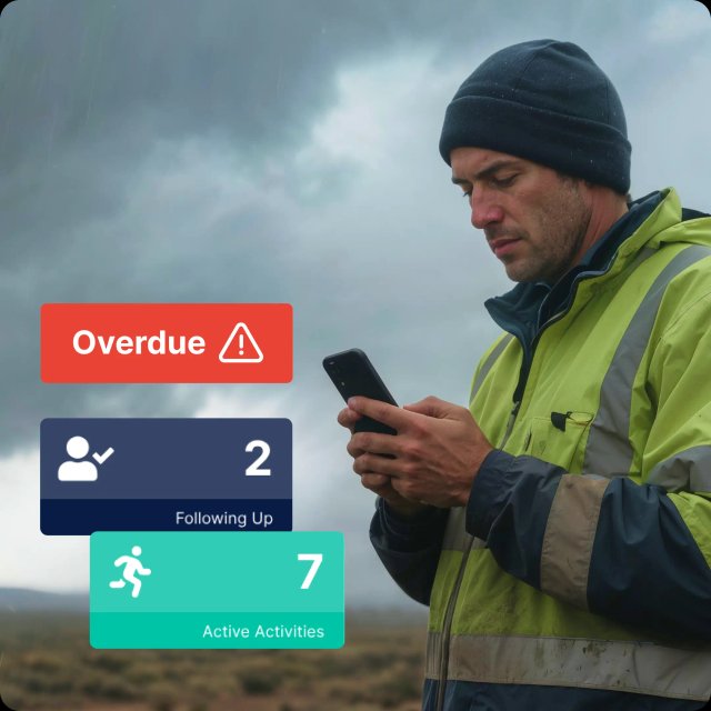 A supervisor checking lone workers on the GetHomeSafe app