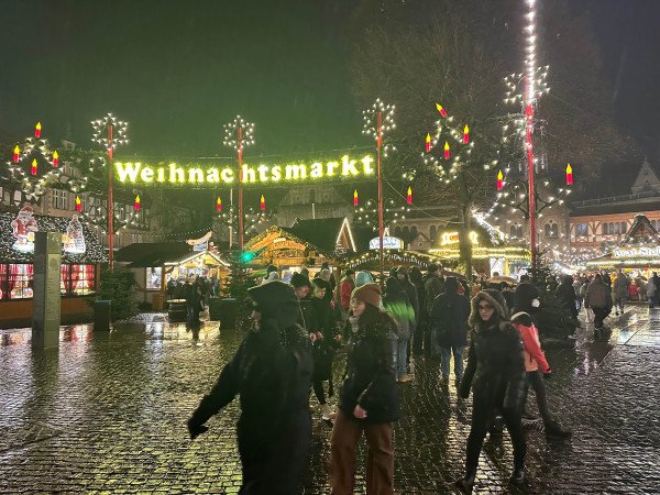 Logan exploring Germany over Christmas after relocating to the UK office