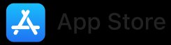 Apple App Store logo indicating the GetHomeSafe app rating on iOS