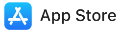 Apple App Store logo indicating the GetHomeSafe app rating on iOS