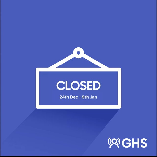 Closed for Christmas