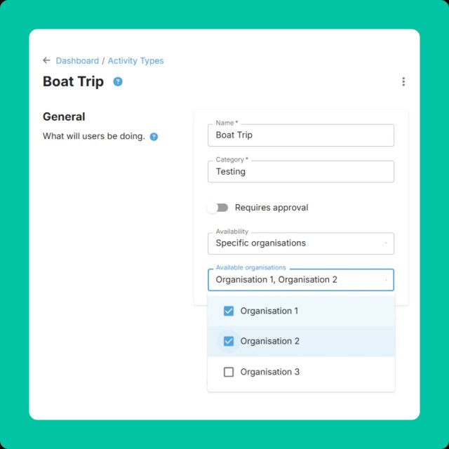 GetHomeSafe enterprise admin view of account-level activity types and risk assessments