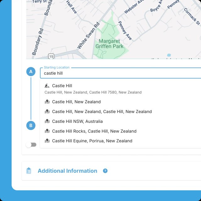 Using the Location picker