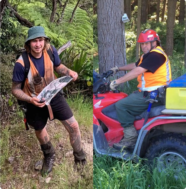 Horizons Regional Council workers in the field.