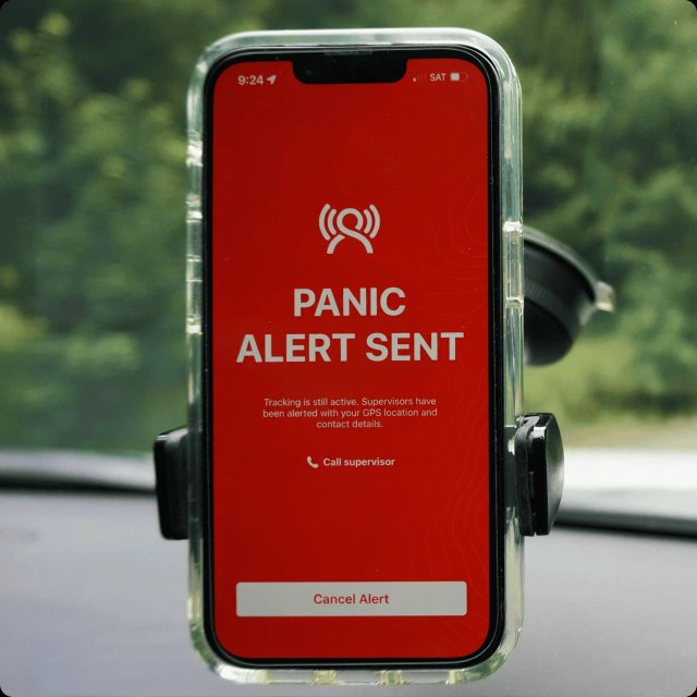 GetHomeSafe panic alert triggered from a phone using One NZ satellite connectivity