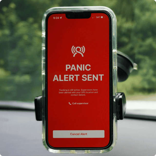 GetHomeSafe panic alert triggered from a phone using One NZ satellite connectivity